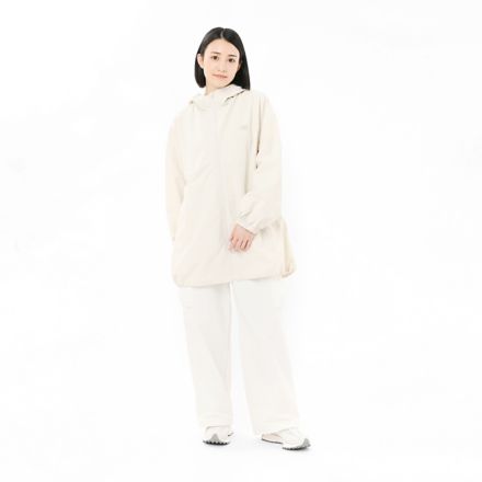 ウーブンロングフーデッドジャケット