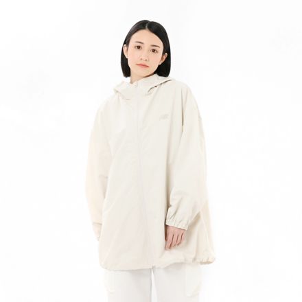 ウーブンロングフーデッドジャケット