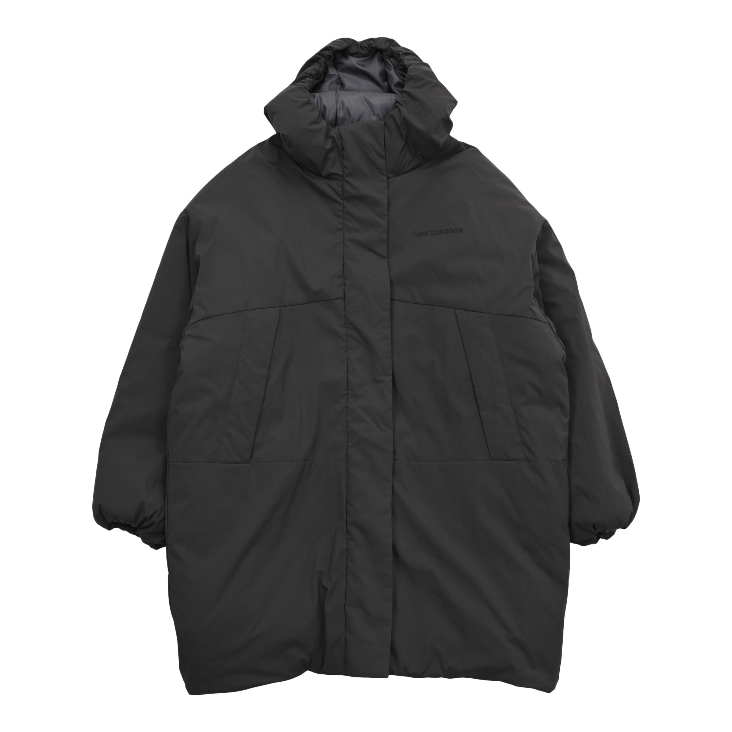 パデッドフーデッドロングジャケット