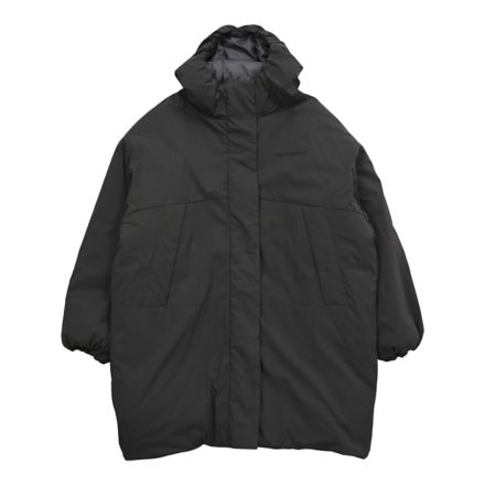パデッドフーデッドロングジャケット