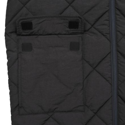 キルティングロングジャケット