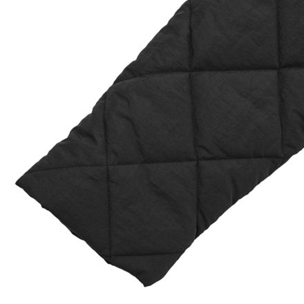 キルティングロングジャケット