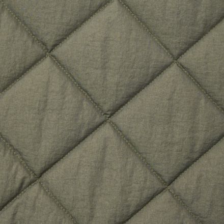 キルティングロングジャケット