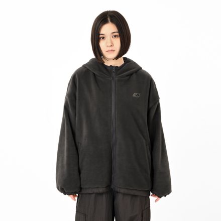 リバーシブルボアジャケット, BLACK CEMENT, AWJ55702BLK