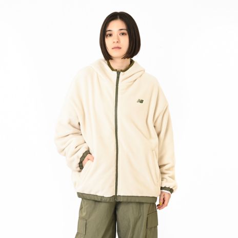 リバーシブルボアジャケット