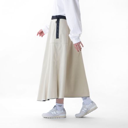 MT1996 防風フリースリバーシブルフレアスカート