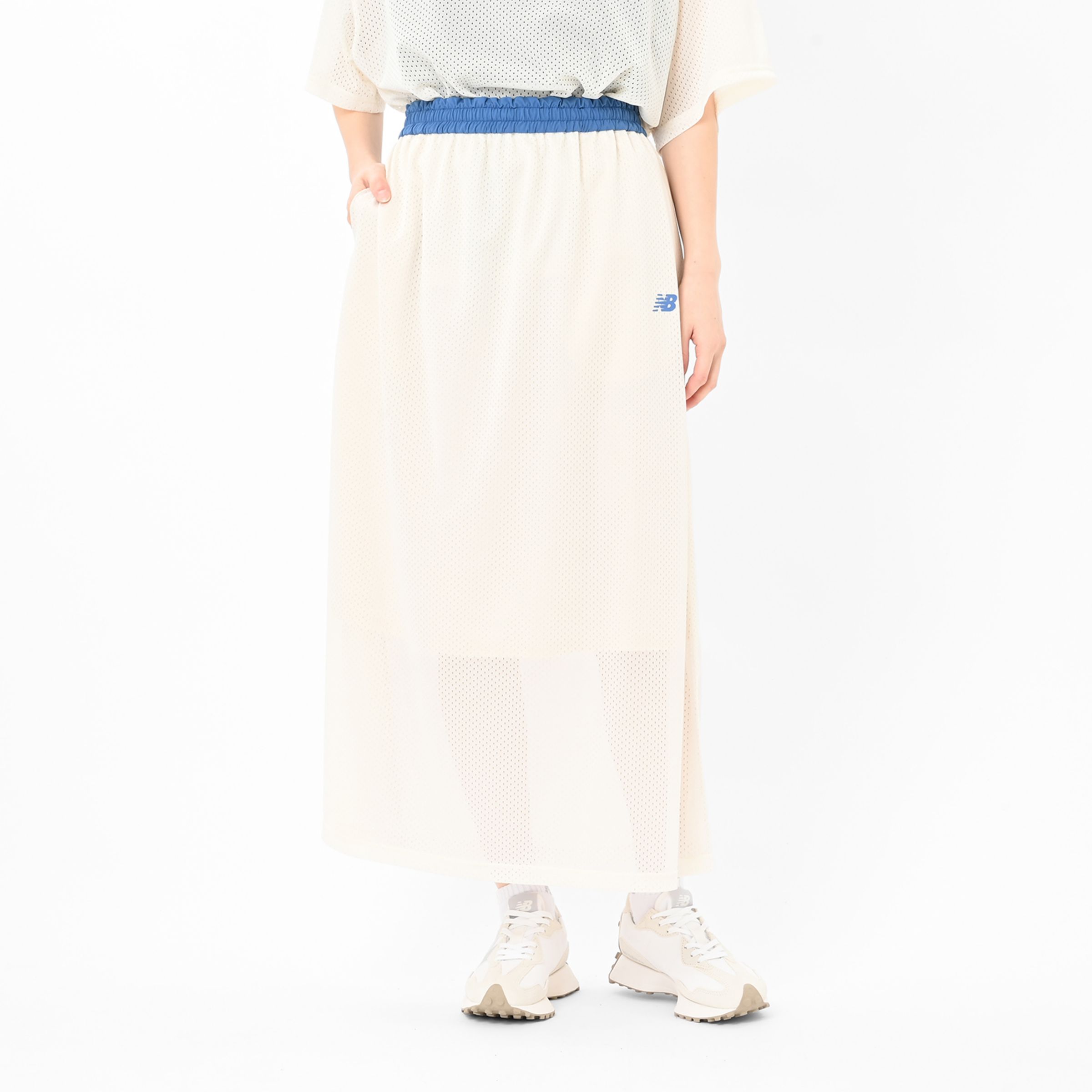 メッシュコンビネーションスカート