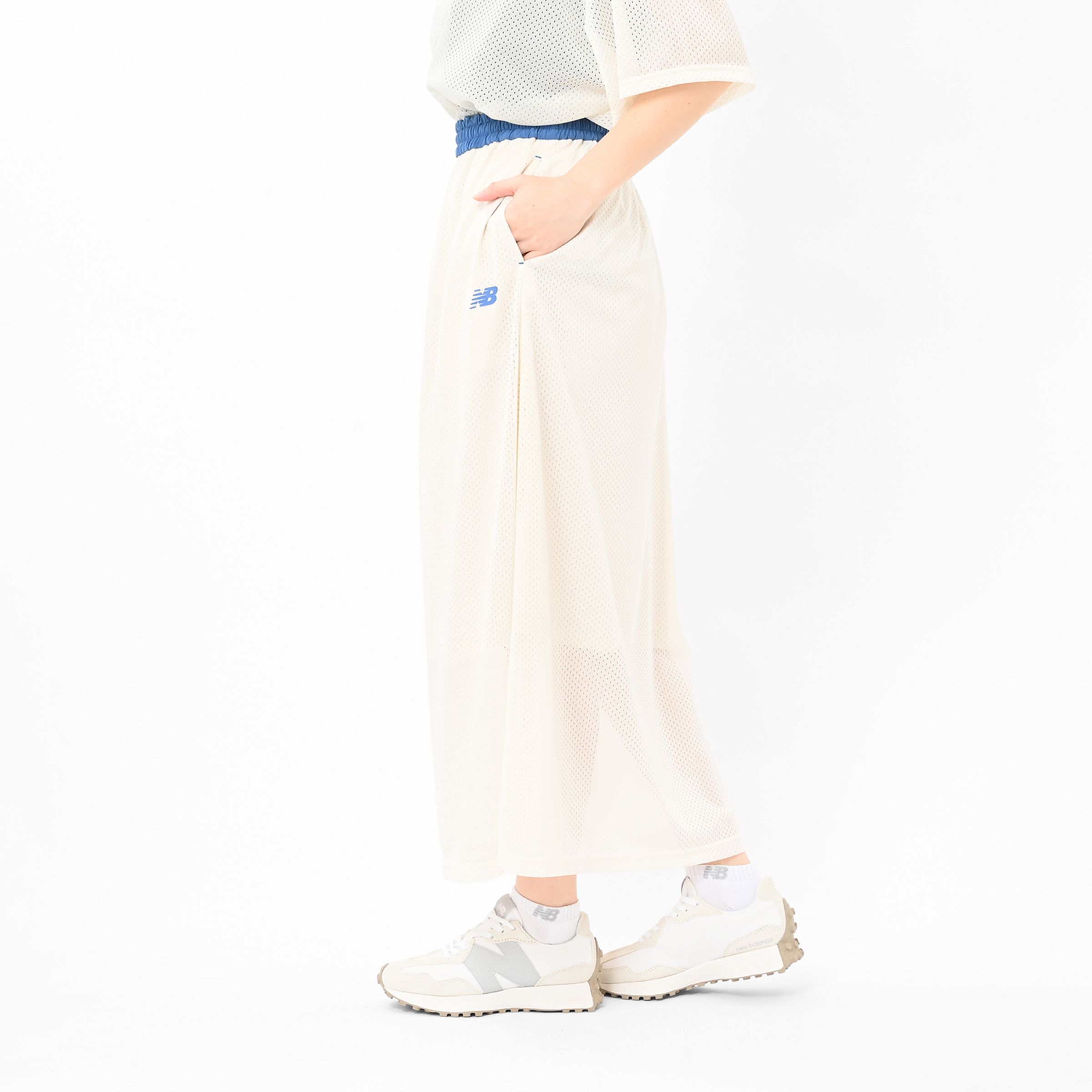 メッシュコンビネーションスカート