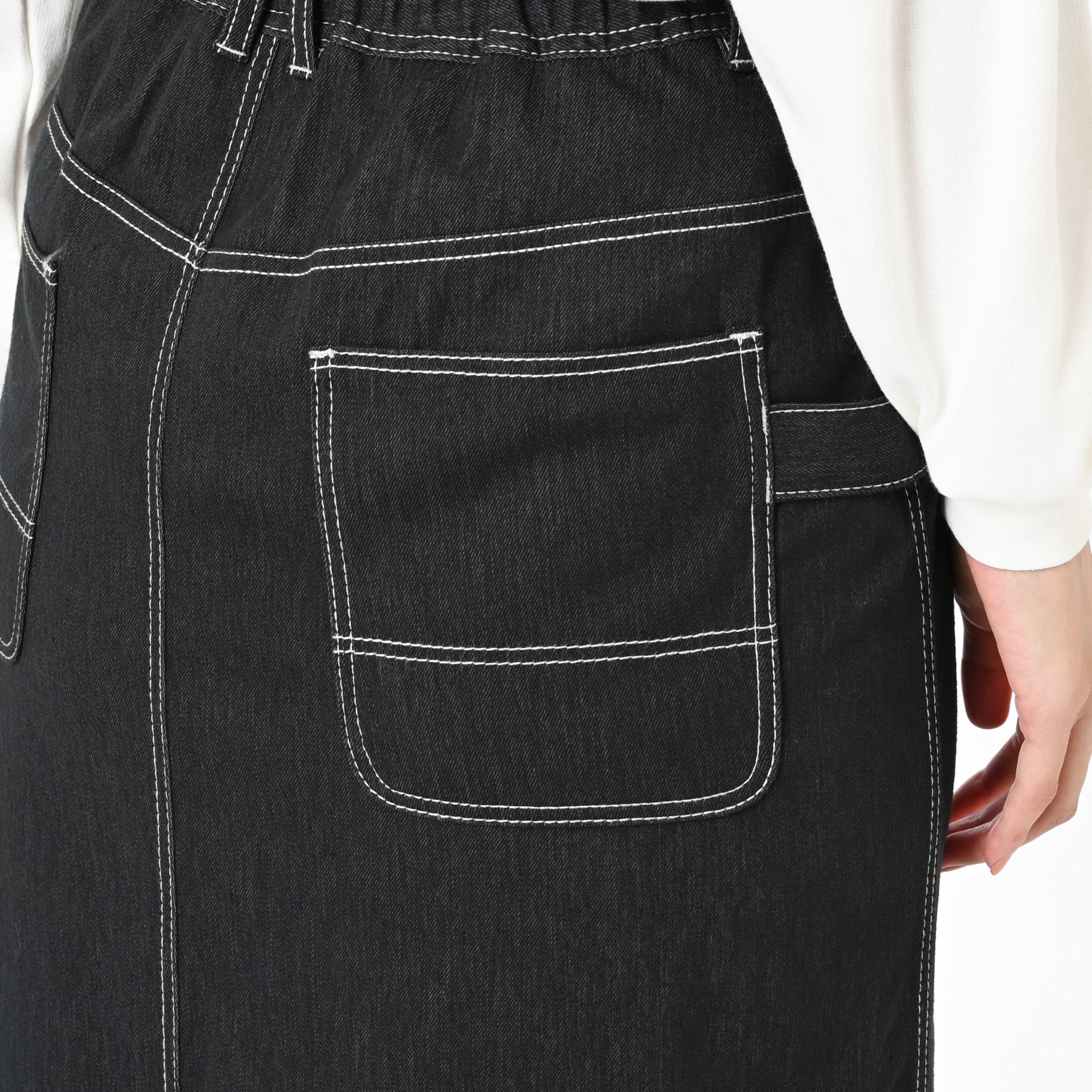 ジャージーデニムスカート