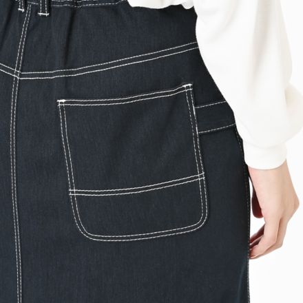 ジャージーデニムスカート, NB NAVY, AWK55650NNY