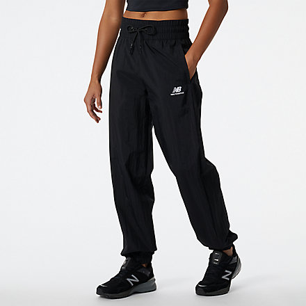 New Balance NB Athletics Amplified Woven Pant, AWP21500BK image number null