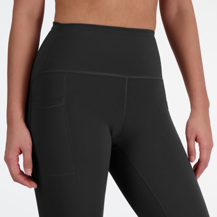 NB Sleek Pocket High Rise 26 吋緊身褲, 黑, AWP41275BK