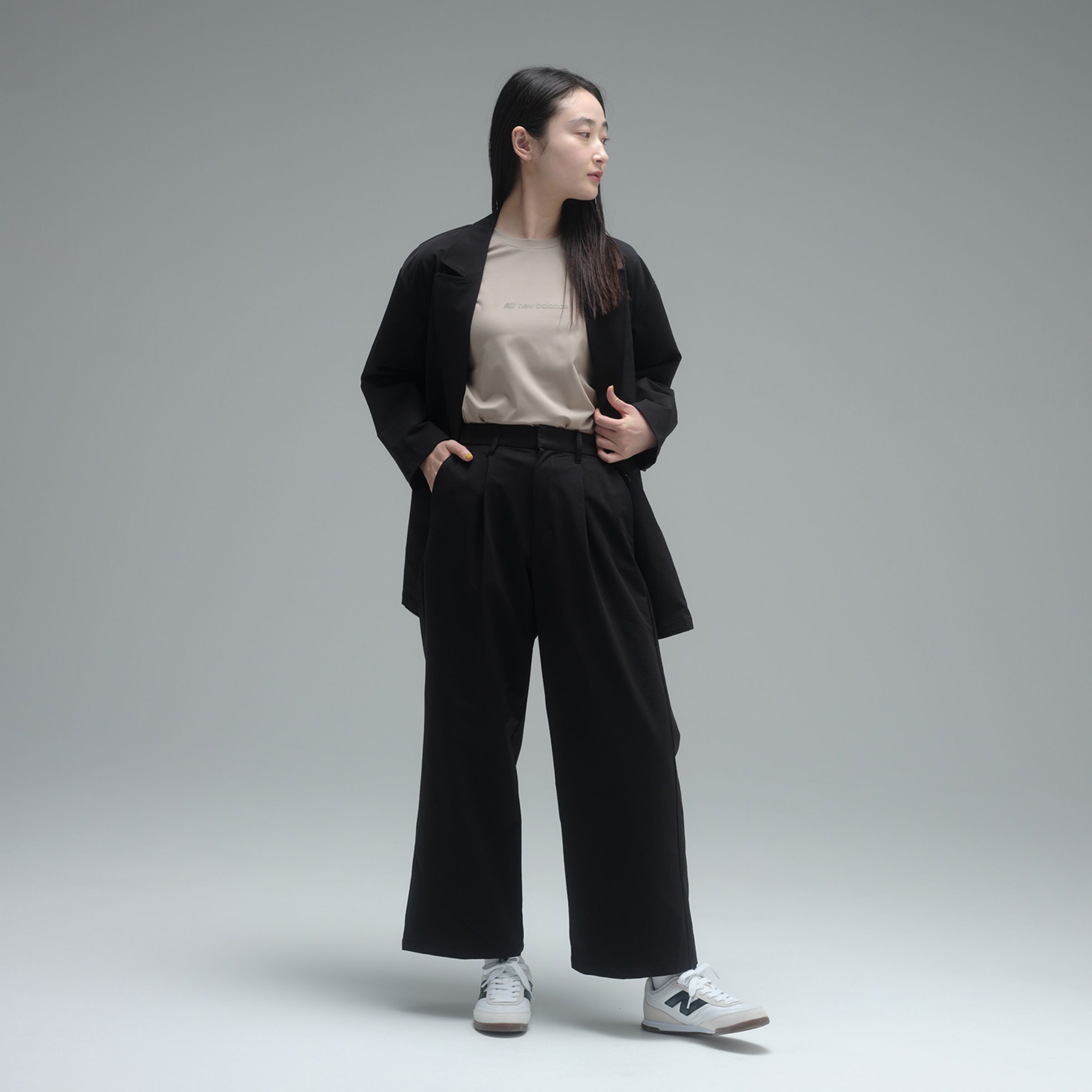 MET24 褶邊寬鬆褲