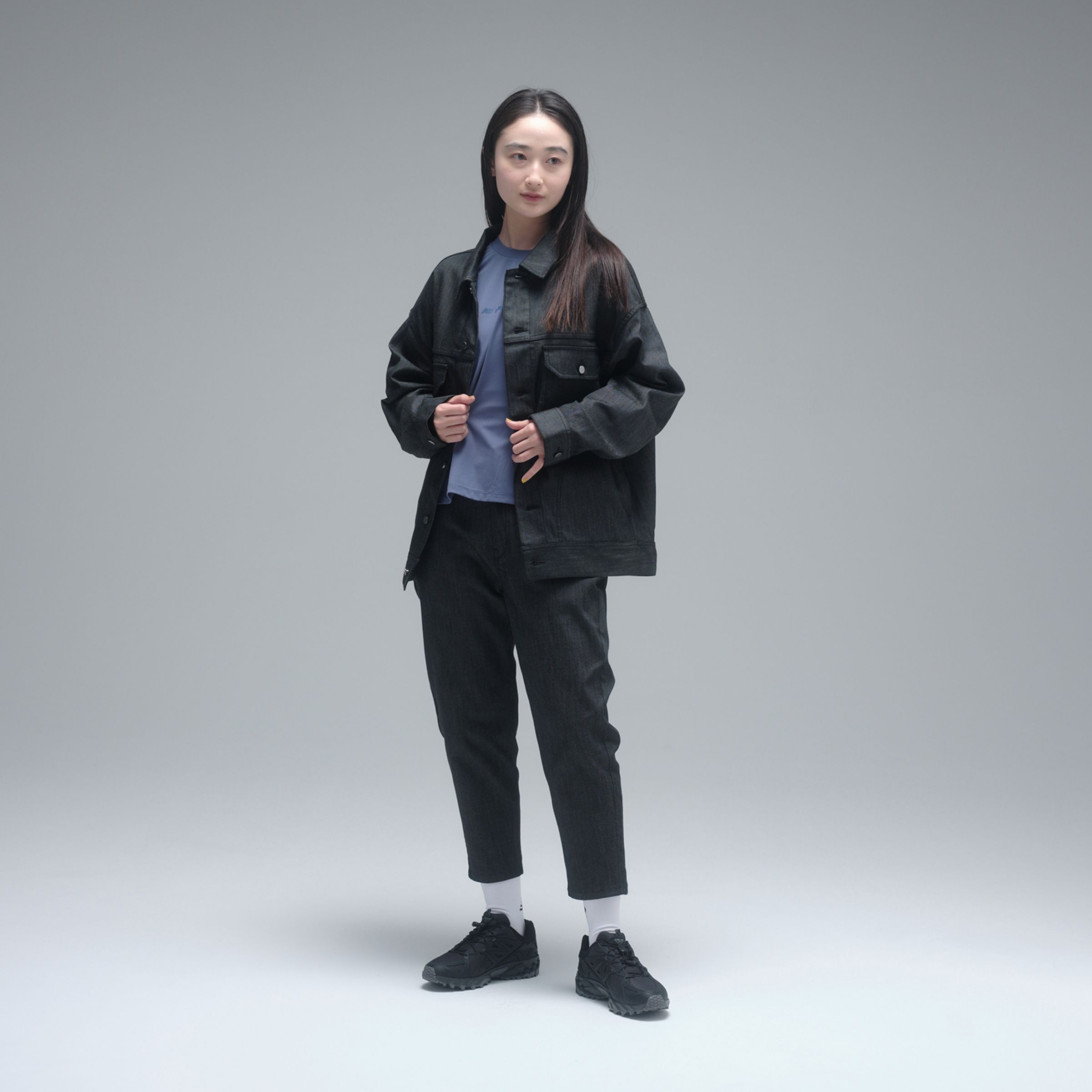 MET24 牛仔錐形褲