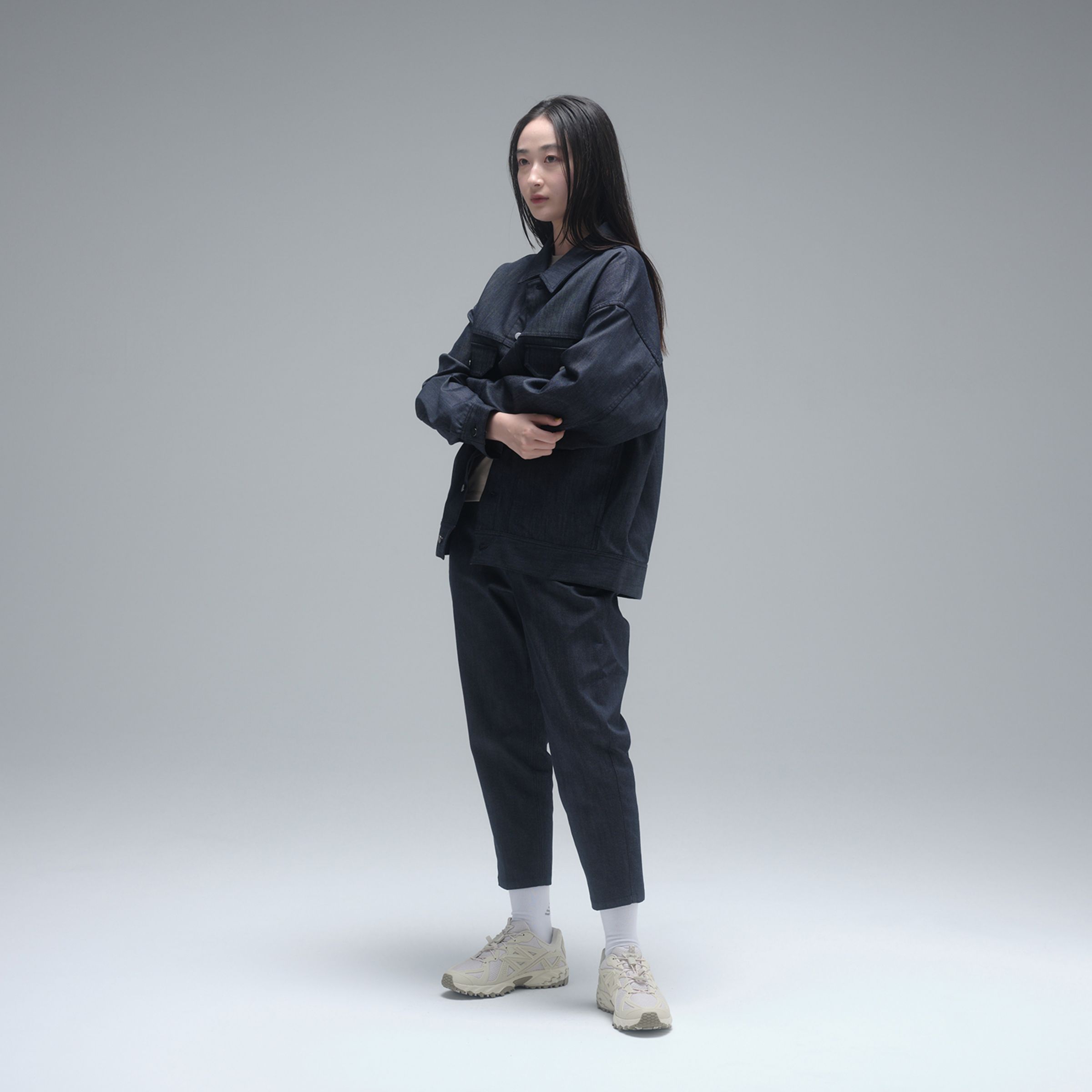 MET24 牛仔錐形褲