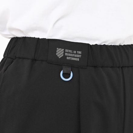 ソフトシェル1Pワイドイージーパンツ, BLACK, AWP45743BK