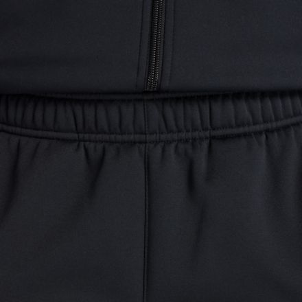 ブラッシュドダブルニットパンツ(テーパード), BLACK, AWP53170BK