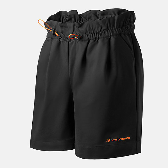 New Balance 女款梭织休闲短裤, AWS12307BK