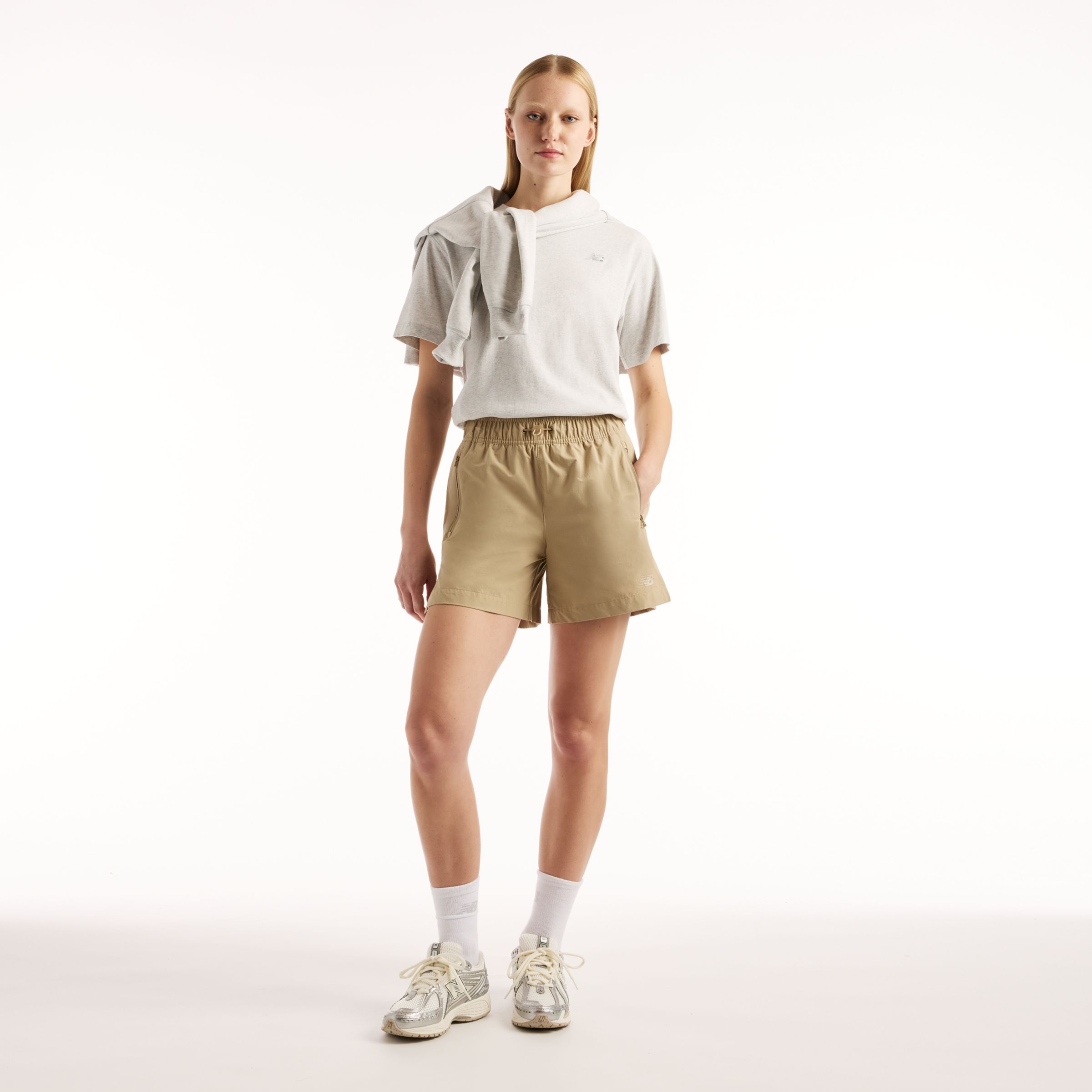 NBX Shifted Sinched Woven Shorts