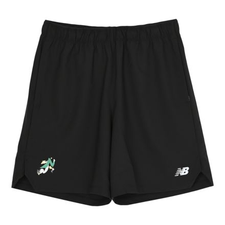 グーチョキパー ランショーツ7インチ （インナー無し）, BLACK, AWS55321BK