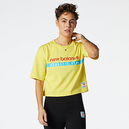 New Balance NB Essentials Field Day Boxy Tee, AWT11508FTL image number null