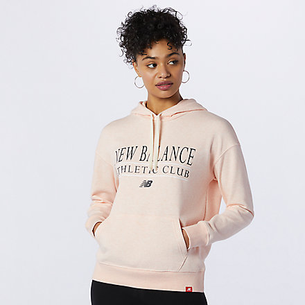 New Balance NB Essentials Athletic Club Hoodie, AWT13508OPP image number null