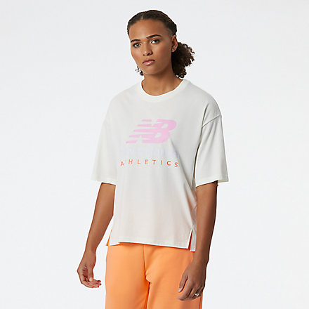 New Balance NB Athletics Amplified Tee, AWT21503SST image number null