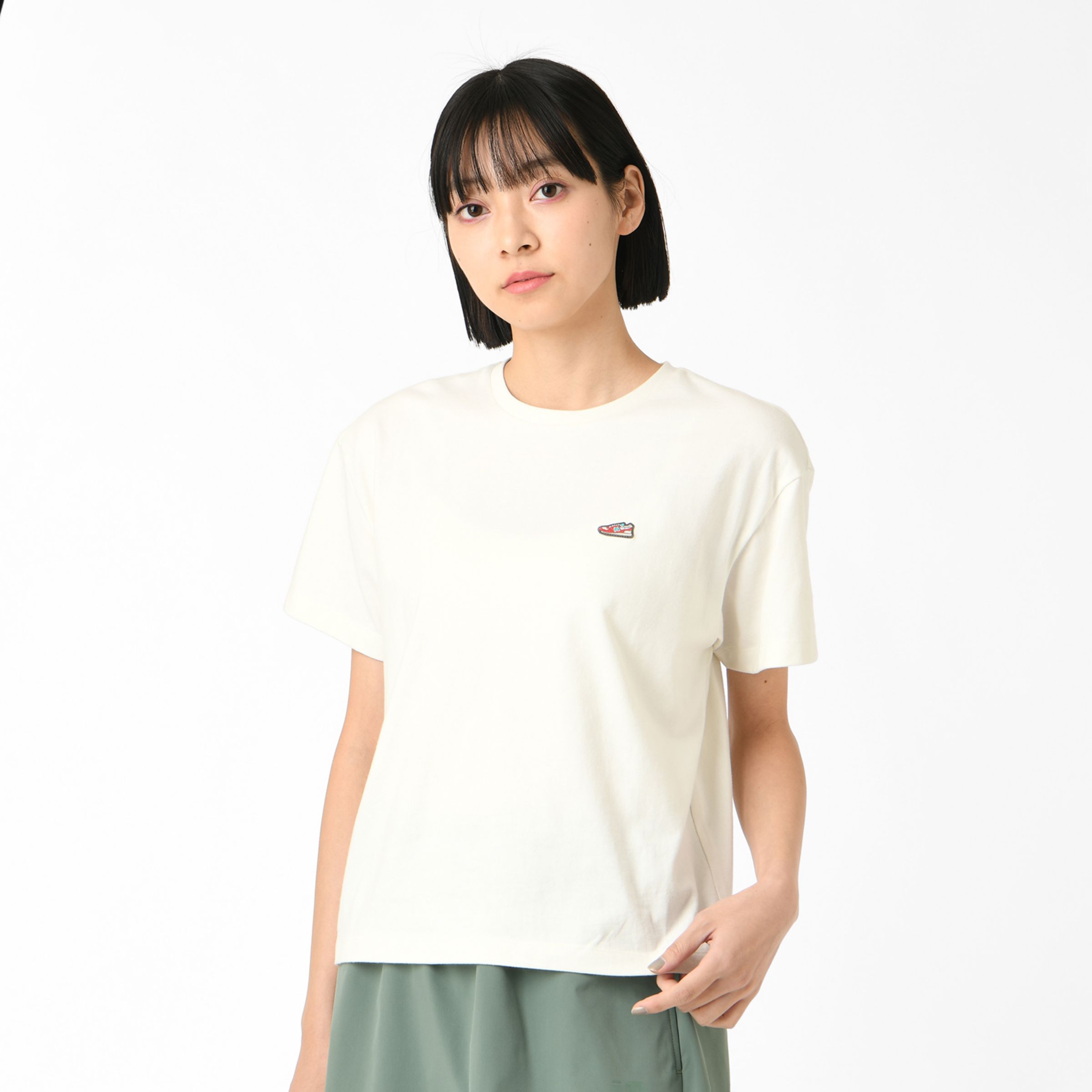 ��20%OFF�ۥ�ǥ����� Shoe Patch Short Sleeve T-Shirt �� (S - XL) Ⱦµ/Ĺµ