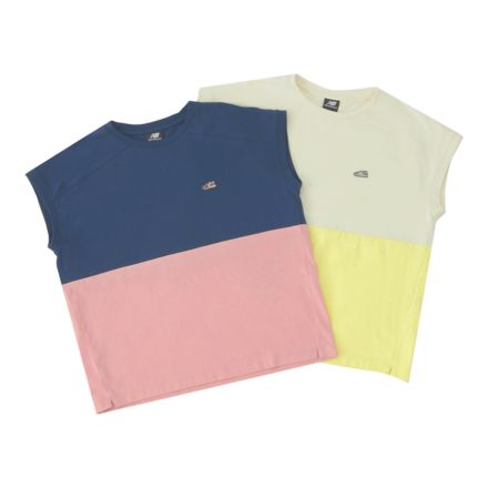 シューパッチカラーブロックショートスリーブTシャツ
