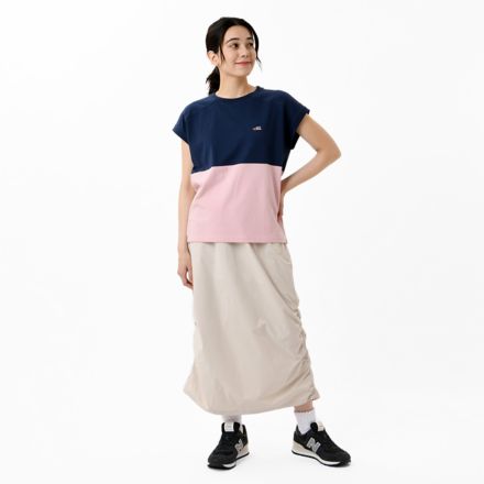 シューパッチカラーブロックショートスリーブTシャツ