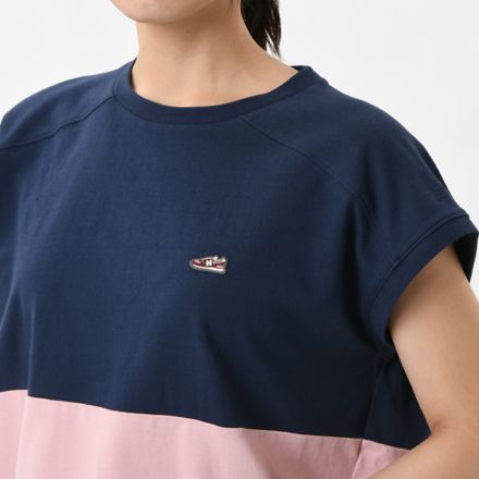 シューパッチカラーブロックショートスリーブTシャツ