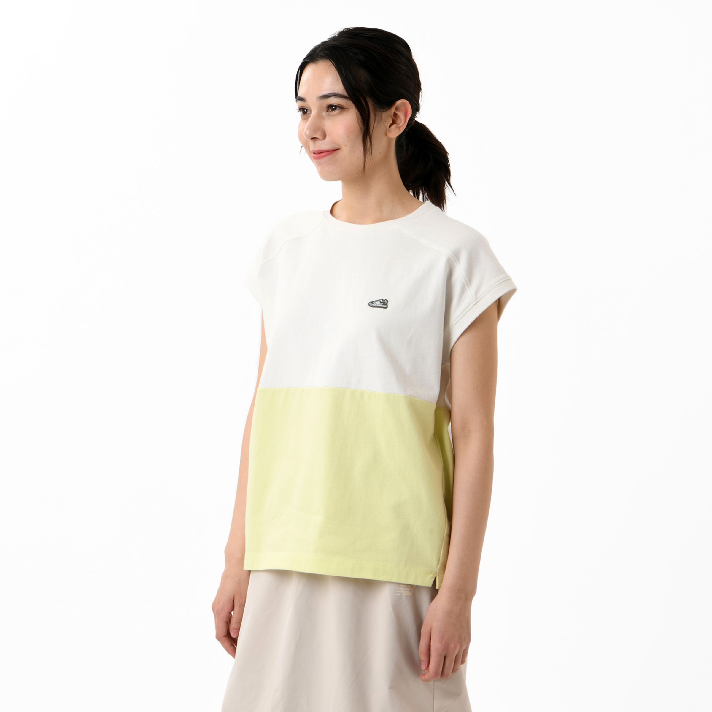 シューパッチカラーブロックショートスリーブTシャツ