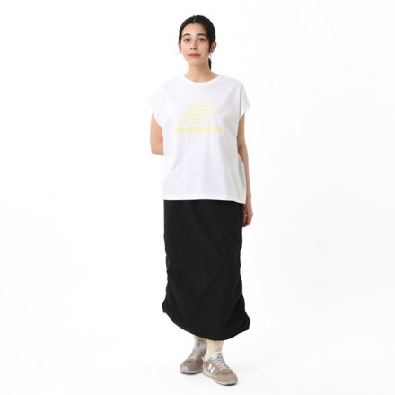 Stacked Logo French Sleeve T-Shirt