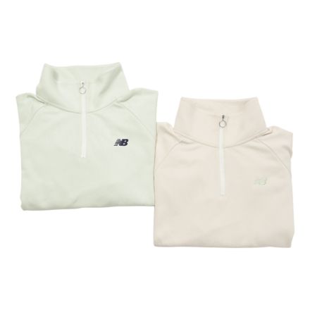 ハーフジッププルオーバー