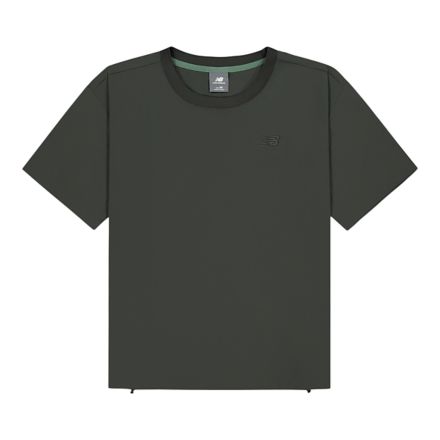 NBX Shifted Woven Short Sleeve Top