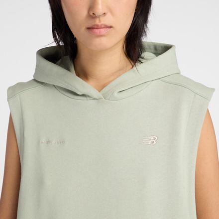 NB GREY Race Dayフーディベスト, GARTER SNAKE, AWT53631GAS