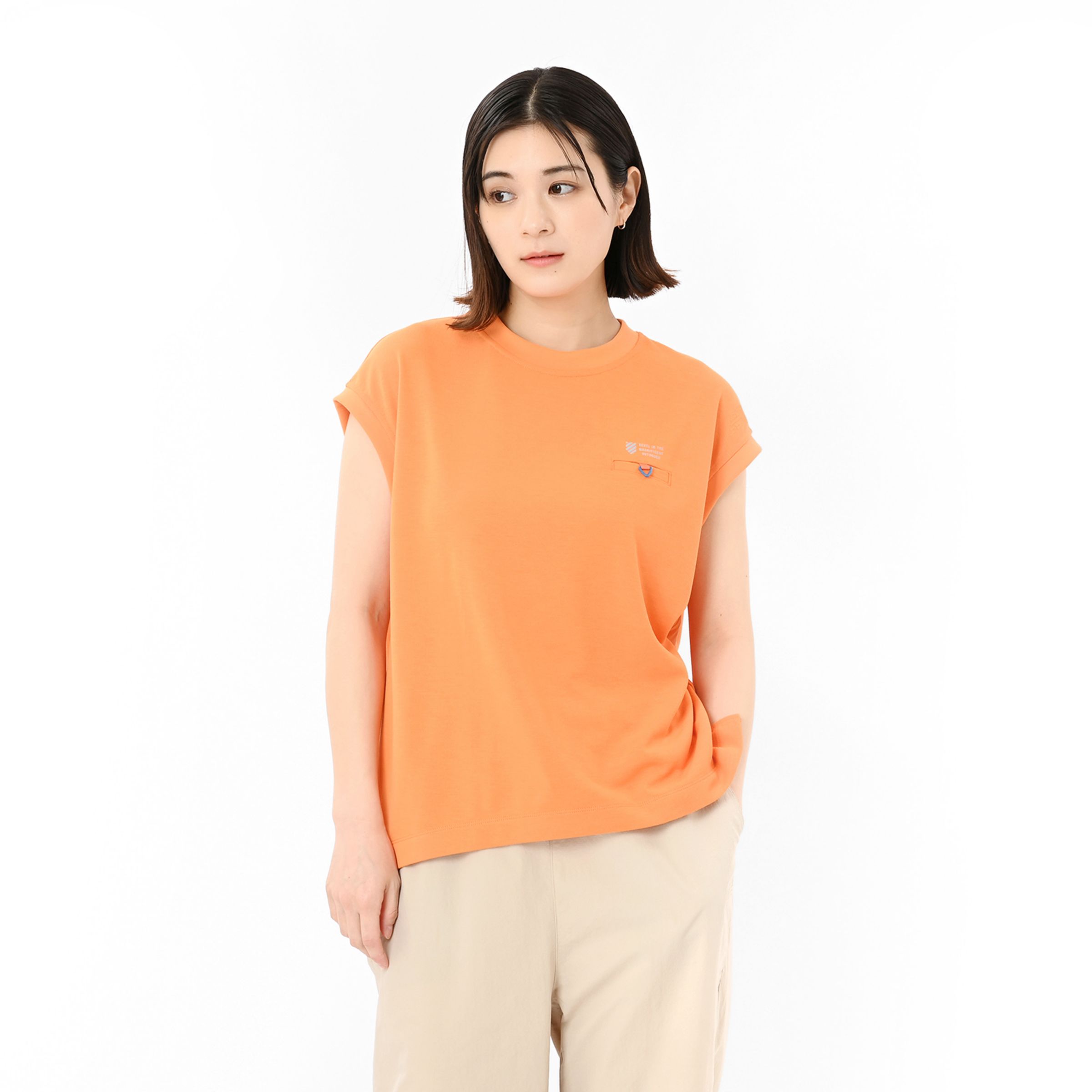 フレンチスリーブクループルオーバー