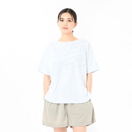 パフォーマンスファンクションTシャツ, ICE BLUE, AWT55142IB