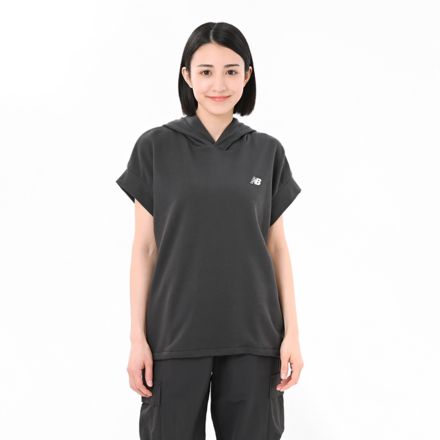Logo Sweat Short Sleeve Hoodie