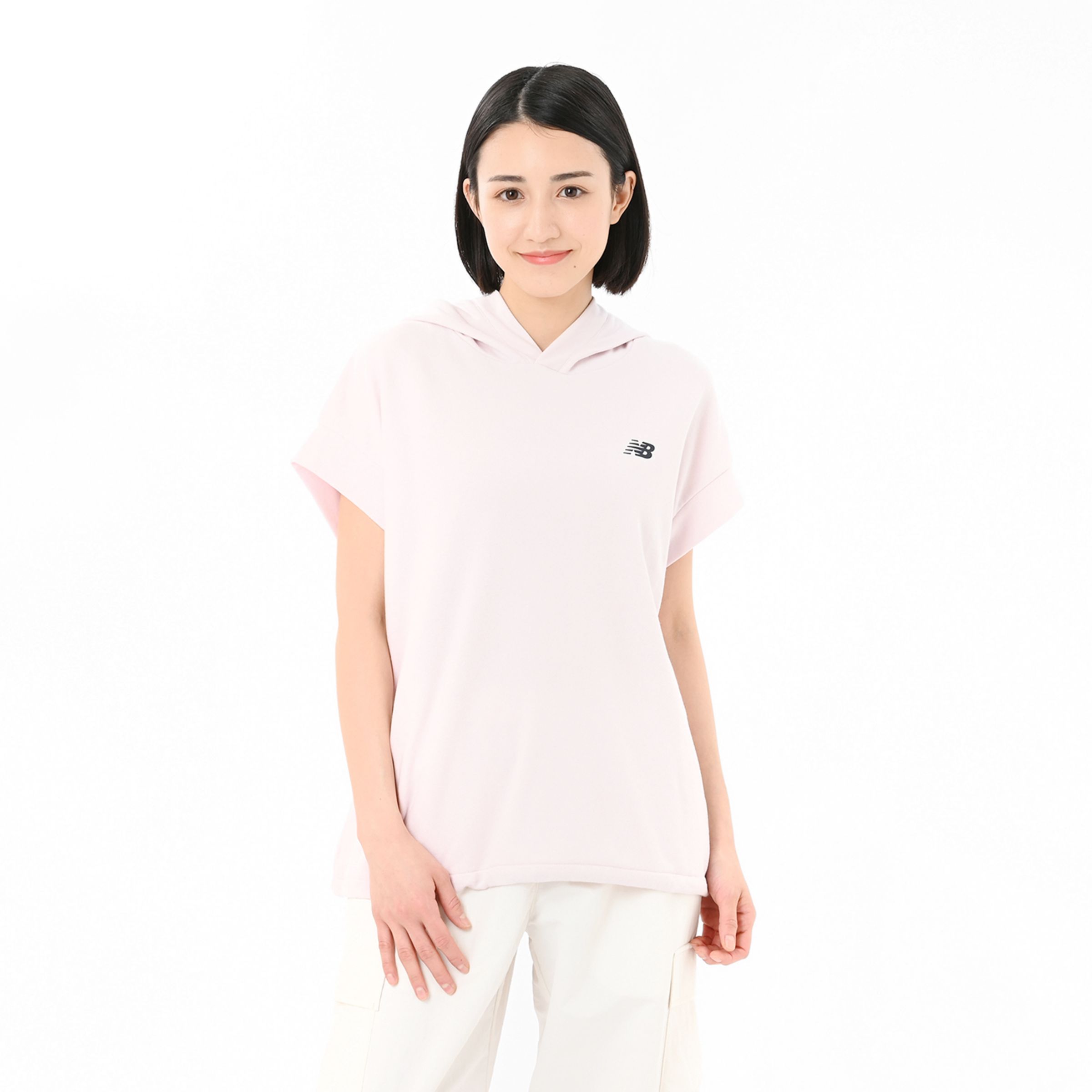 スウェットショートスリーブフーディー