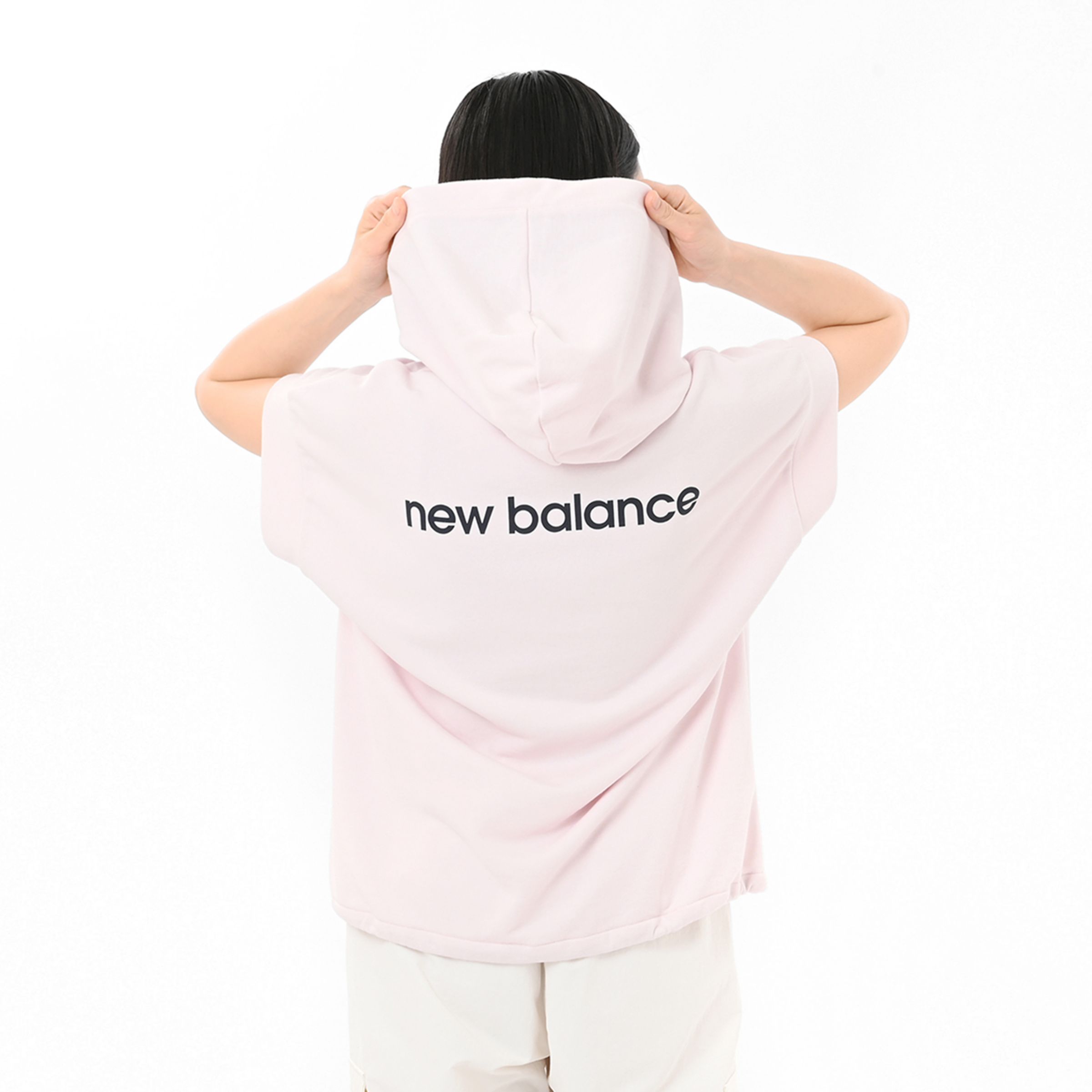 スウェットショートスリーブフーディー