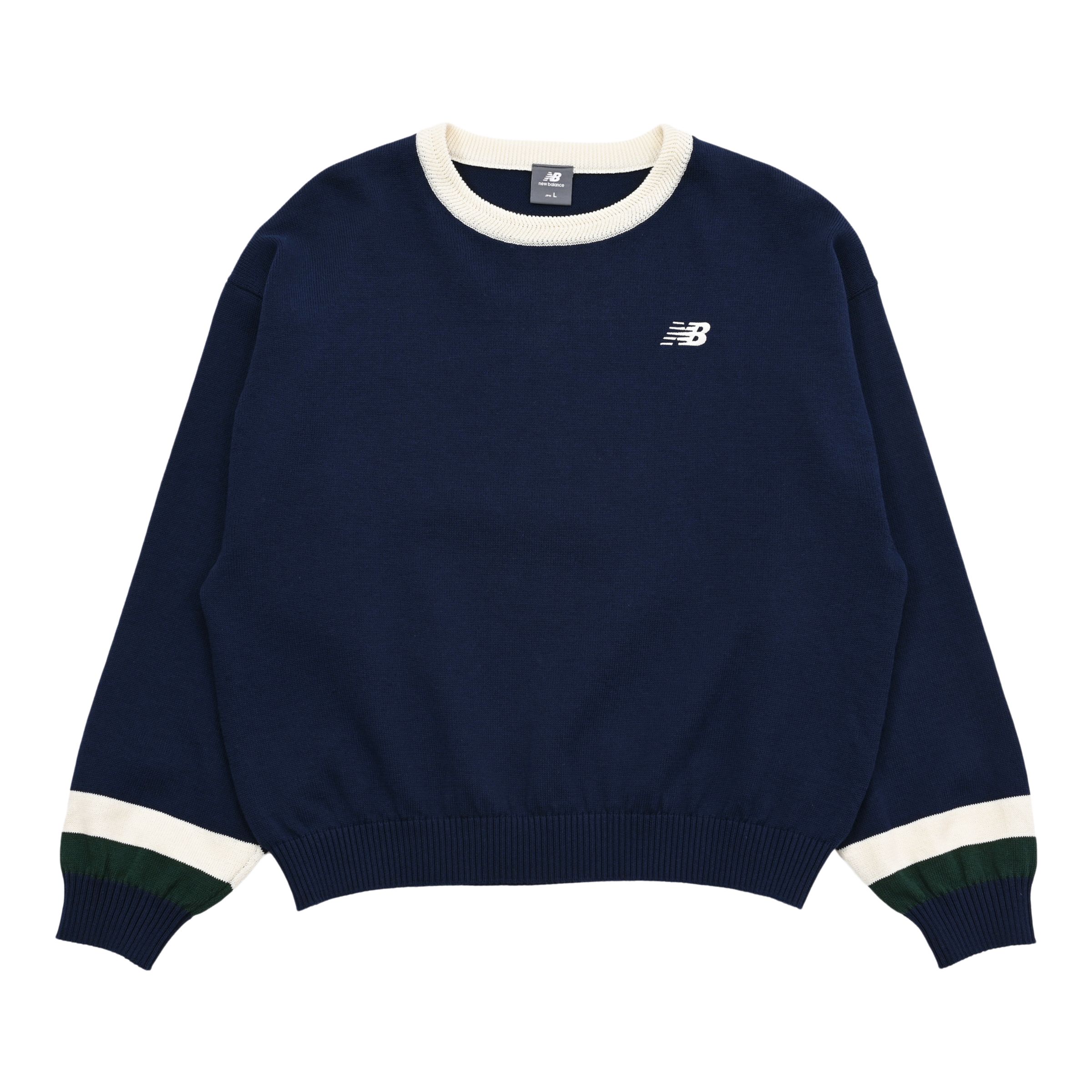 ラインニットプルオーバー