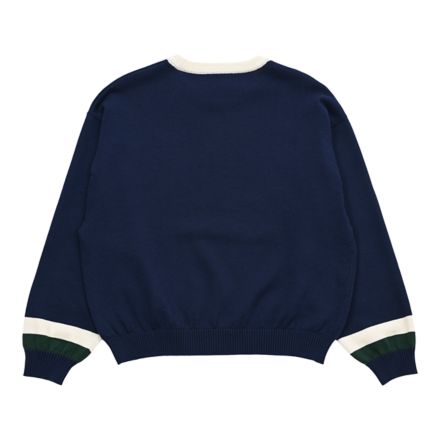 ラインニットプルオーバー