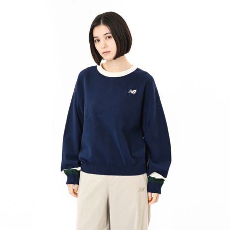 ラインニットプルオーバー