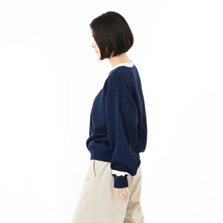 ラインニットプルオーバー