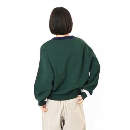 ラインニットプルオーバー, NB NAVY, AWT55682NWG