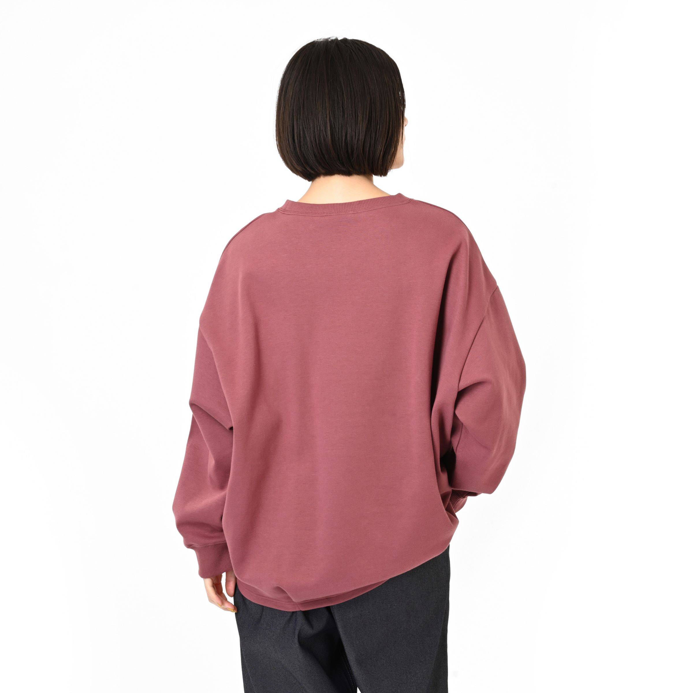 NB刺繍ダブルフェイスプルオーバー