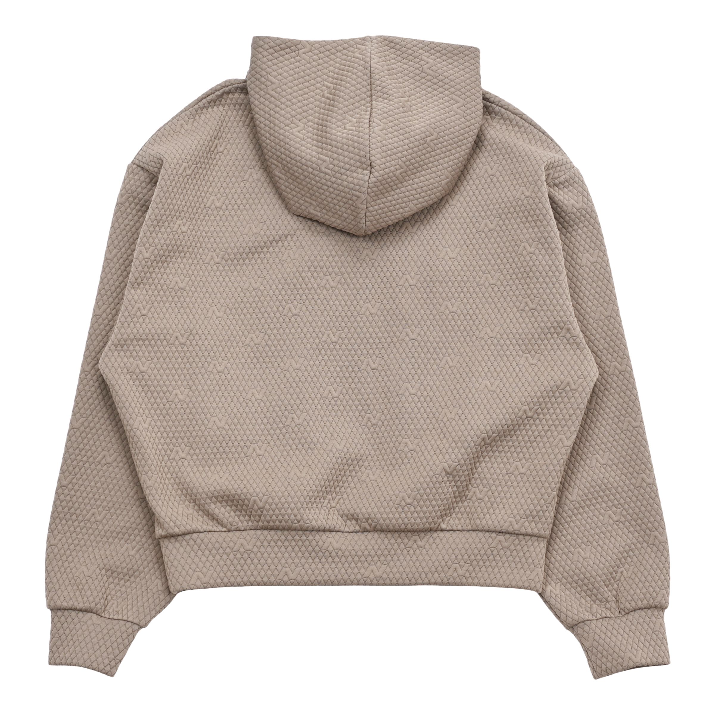 キルトジャガードフーディー