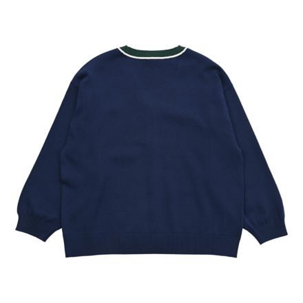 ラインニットカーディガン