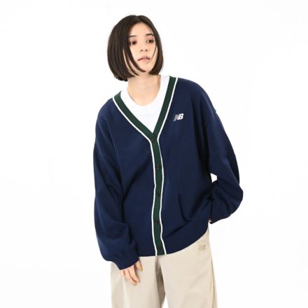ラインニットカーディガン, NB NAVY, AWT55705NNY
